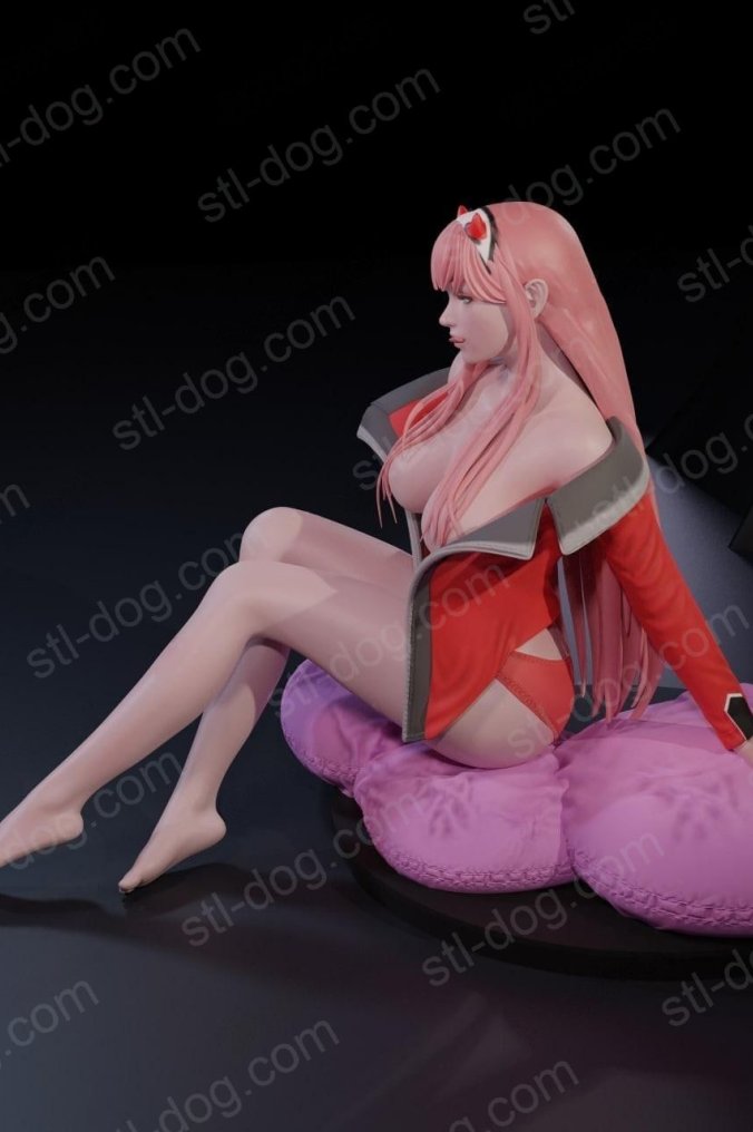 Darling in the FranXX – Zero Two 零二 02 3D打印图纸